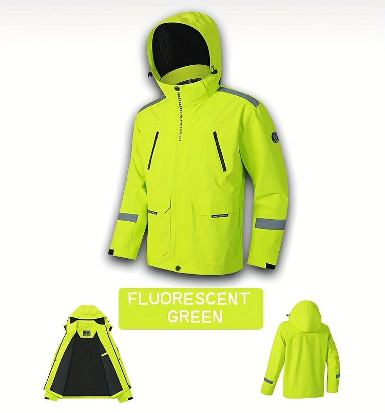2024 New Men'S Casual Trench Jacket Spring Autumn Outdoor Blazer Casual All-Matching Thin Spring Coat Men'S Mountaineering Clothing Spring Trend Hooded Hardshell Jacket Men'S Lightweight Preppy Jacket
