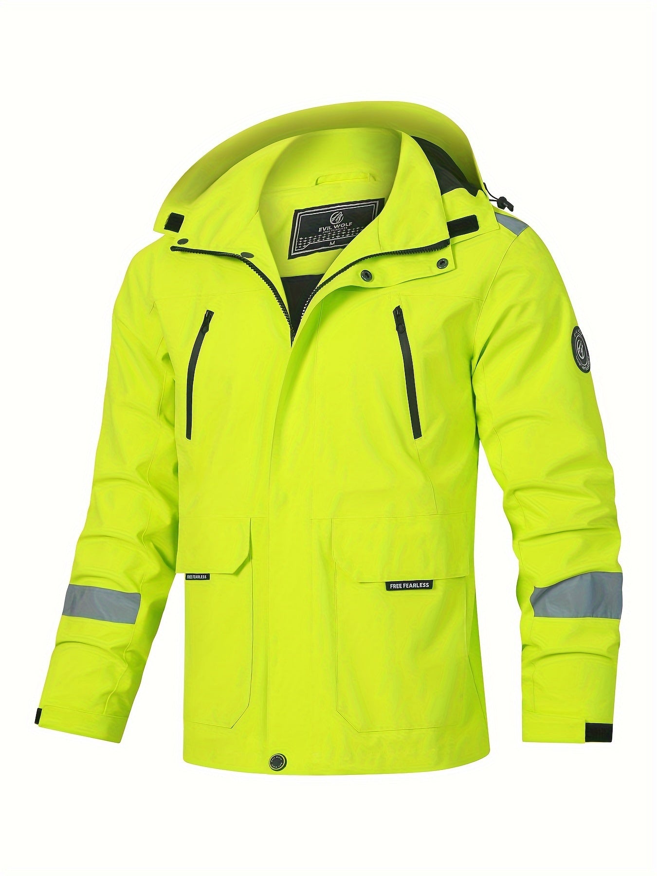 2024 New Men'S Casual Trench Jacket Spring Autumn Outdoor Blazer Casual All-Matching Thin Spring Coat Men'S Mountaineering Clothing Spring Trend Hooded Hardshell Jacket Men'S Lightweight Preppy Jacket