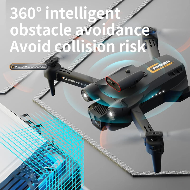 Max Drone 8K Professional Optical Flow Triple HD Camera Foldable RC Helicopter WIFI FPV