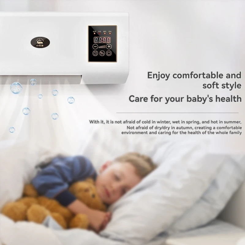 US110v Dual use mobile small air conditioner, hot air blower, bathroom heater,  wall mounted electric heater,