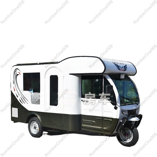 Electric Tricycle RV Camp RV Tour Modified Elderly RV Trailer Sojourn Self-driving Tour