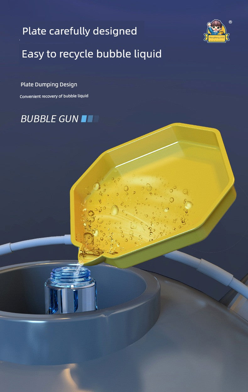 2025 New Arrival Bubble Machine Male Baby Automatic Lighting Gatling Toy Girl 105 Hole Handheld Bazooka