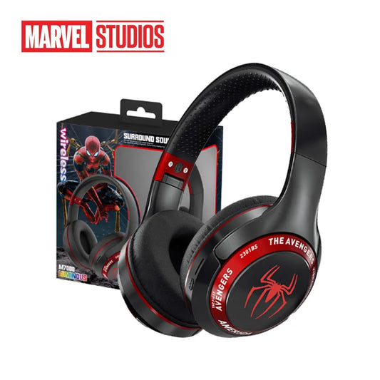 Marvel Spider Man Bluetooth Eagles Over ear Foldable Computer Wireless Headphones Noise Cancellation HIFI