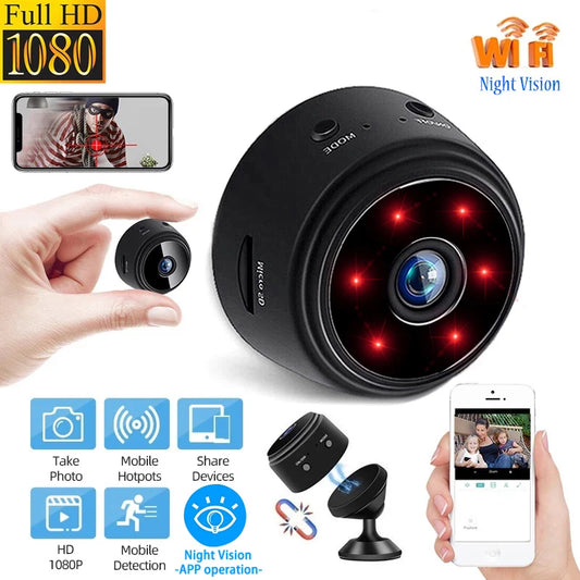 Camera Mobile 1080P HD Wifi Surveillance Cameras Sensor Camcorder Web Video