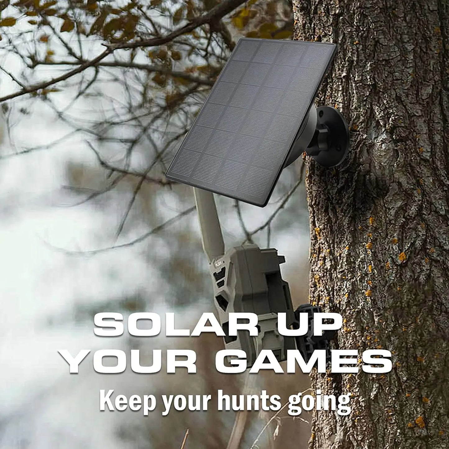 Trail Camera Solar Panel Built-in Battery Waterproof 6W Solar Charger USB Solar Power Bank