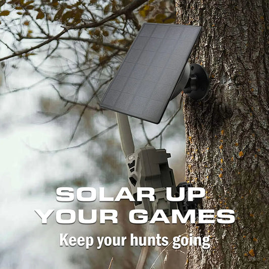 Trail Camera Solar Panel Built-in Battery Waterproof 6W Solar Charger USB Solar Power Bank