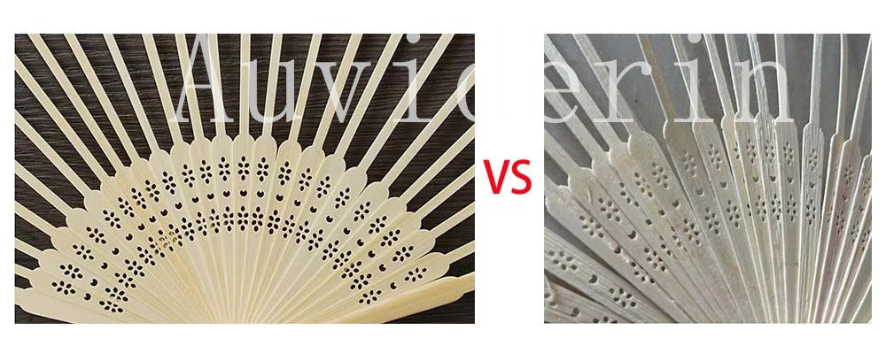 100Pcs Personalized Bamboo Folding Fans Print on Fabric for Promotion Art Activity Custom Fan for Wedding Anniverisity Party