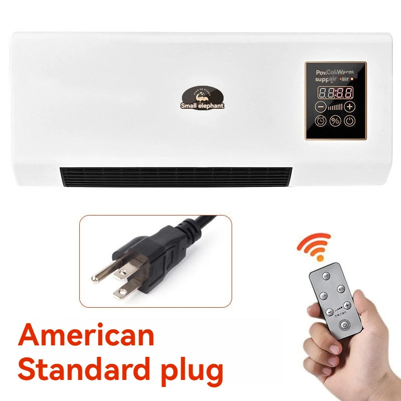 Dual use mobile small air conditioner, bathroom heater, household bedroom wall mounted electric heater, and heat