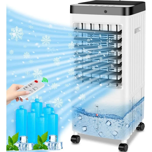 Portable Air Conditioners Windowless, Ac Unit with 3-Gal Water Tank ,3 Speeds,70° Oscillation