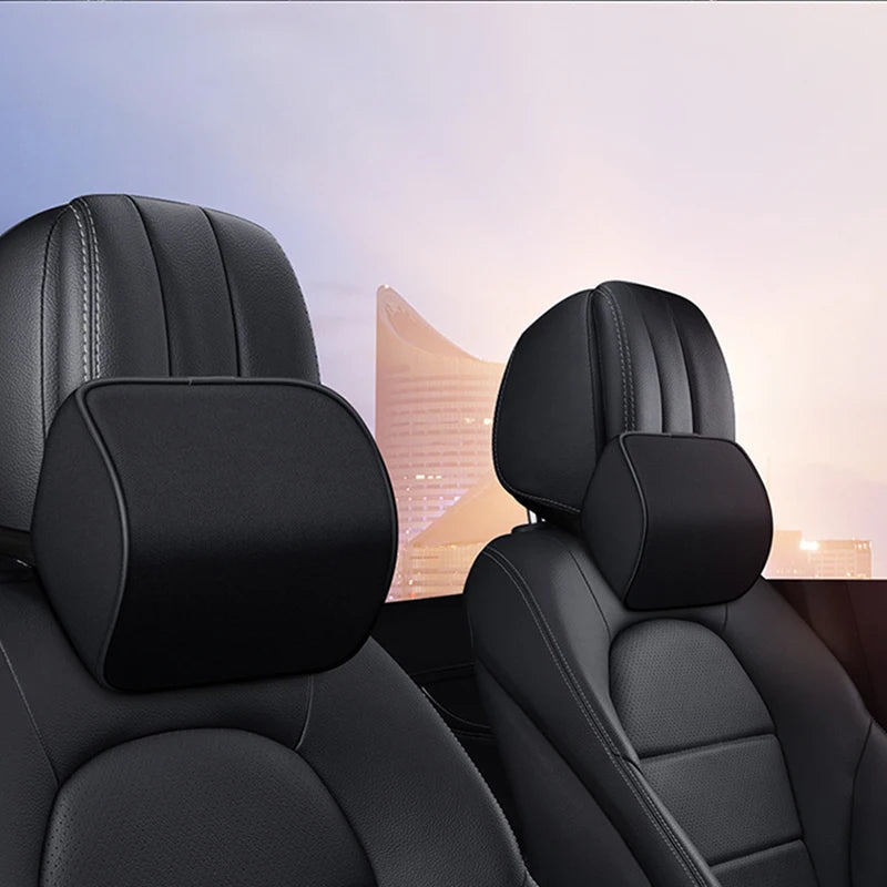 Car Neck Headrest Pillow Car Accessories Cushion  Seat Neck Rest Memory Cotton