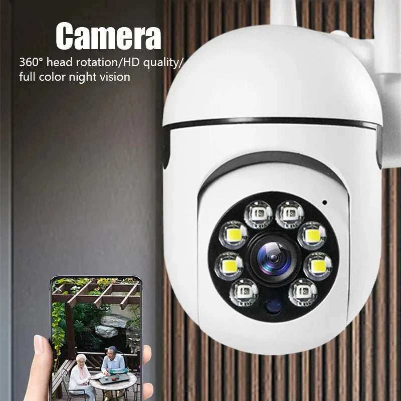 Wall-WiFi Camera 1080P HD Night Vision  360° Rotate Anti-theft Monitor Security / Phone