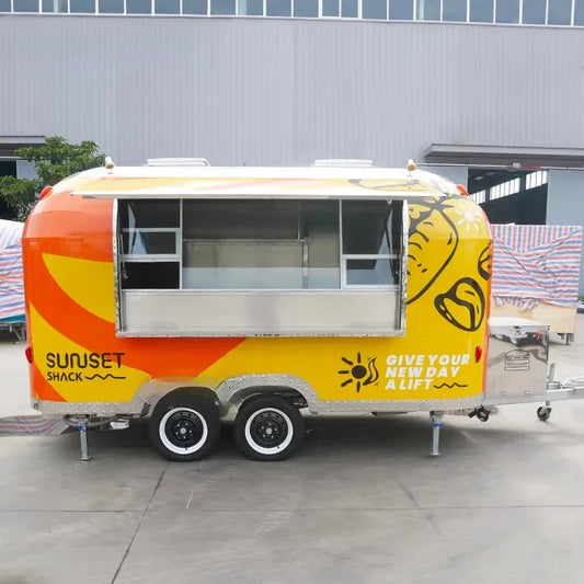 Wholesale Price Cater Mobile Food Trucks for Sale Concession Used Food Truck Trailer Hot Dog Cart Mobile Event Trailer
