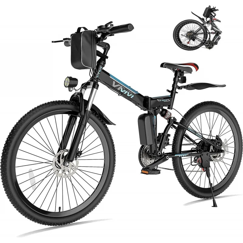 Adults 750W Peak Folding Mountain Bike 26'' Commuter   Adult Electric Bike
