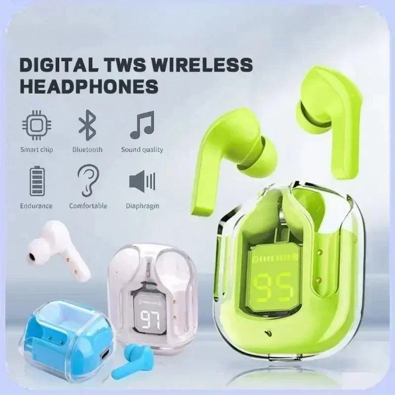 T2 Earphone Bluetooth 5.2 TWS Earbuds Ear For Smart Phone Xiaomi Samsung Games Music