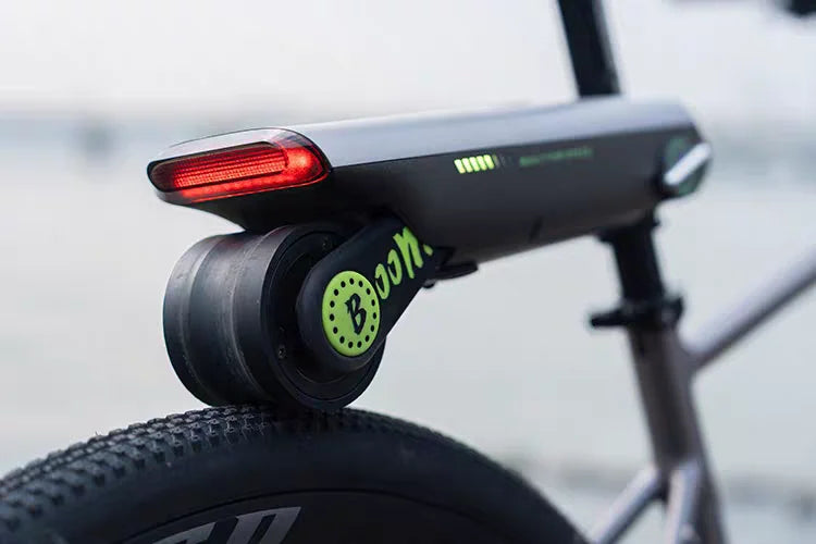 Bicycle booster, rechargeable self-propelled device, bicycle explosion modification, labor-saving booster