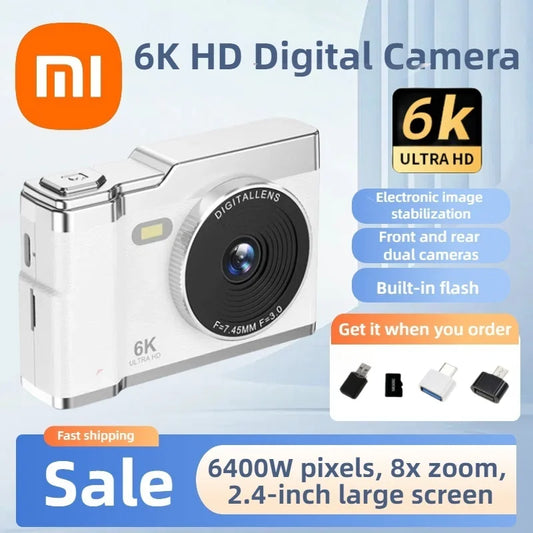Digital Camera 6400W Pixel Student CCD Portable Campus Mini Camera