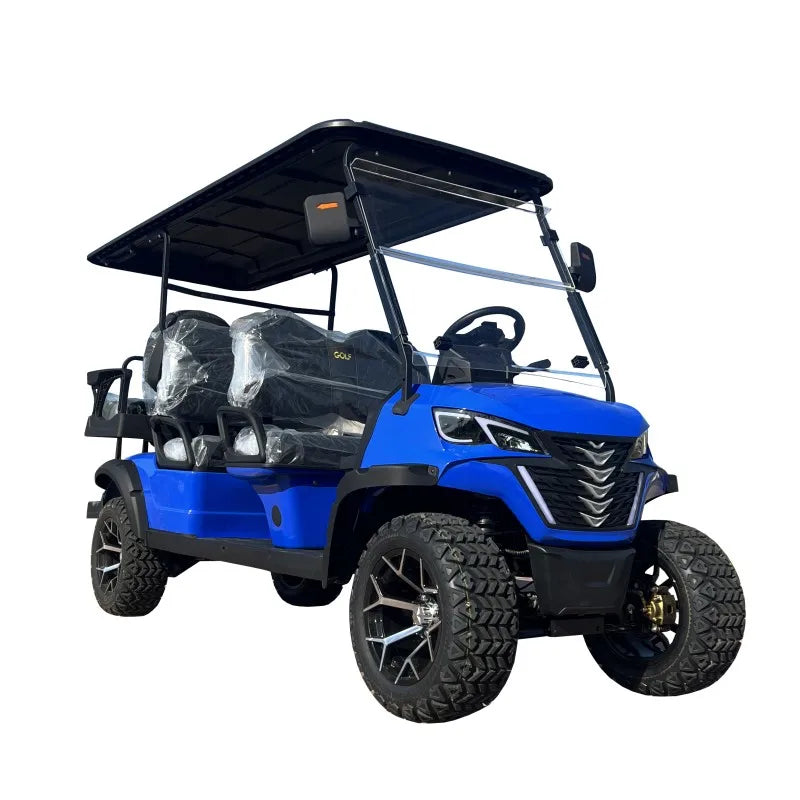 2025 Powerful 4 Wheel Club Car 5000W Motor Golf Buggy Cart Rapid Delivery Electric Car Street Legal