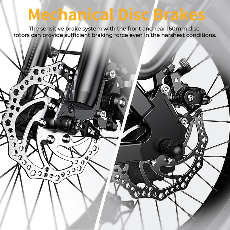 26'' Electric Bike Mountain With 1500W 48V 20AH Battery 60 Miles Urban Commuting