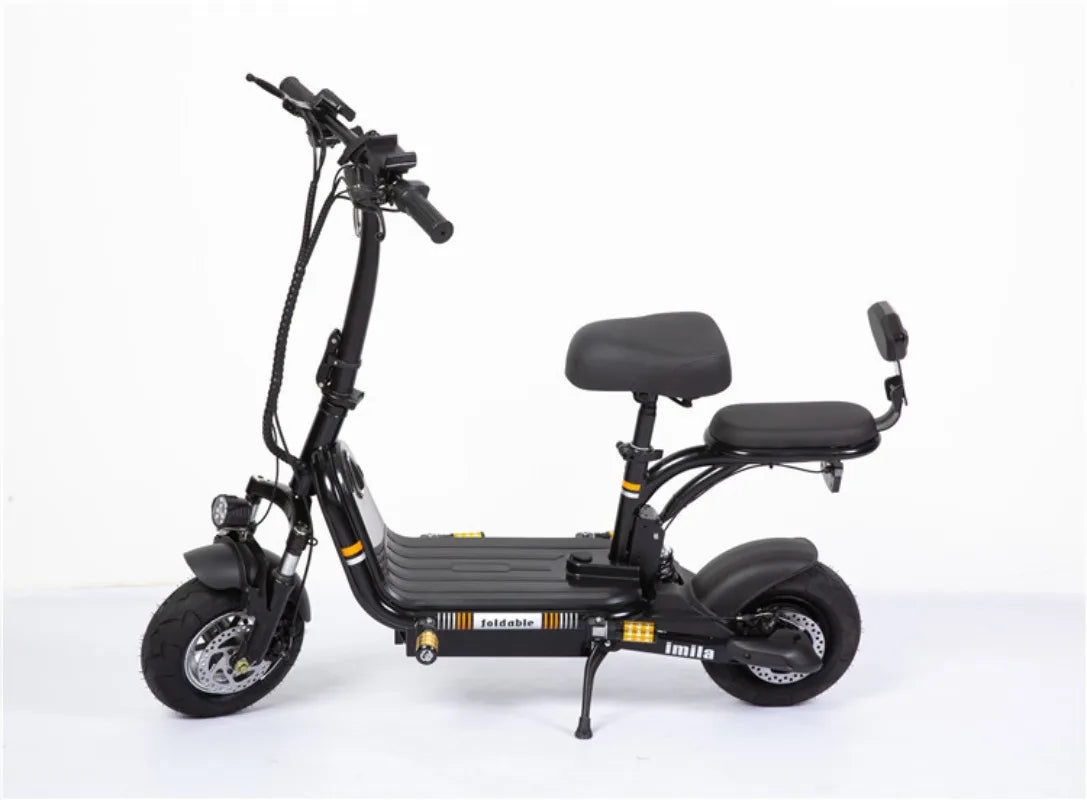 Two-wheeled electric vehicle 400W48V20AH lithium battery double electric bicycle portable urban mobility electric scooter