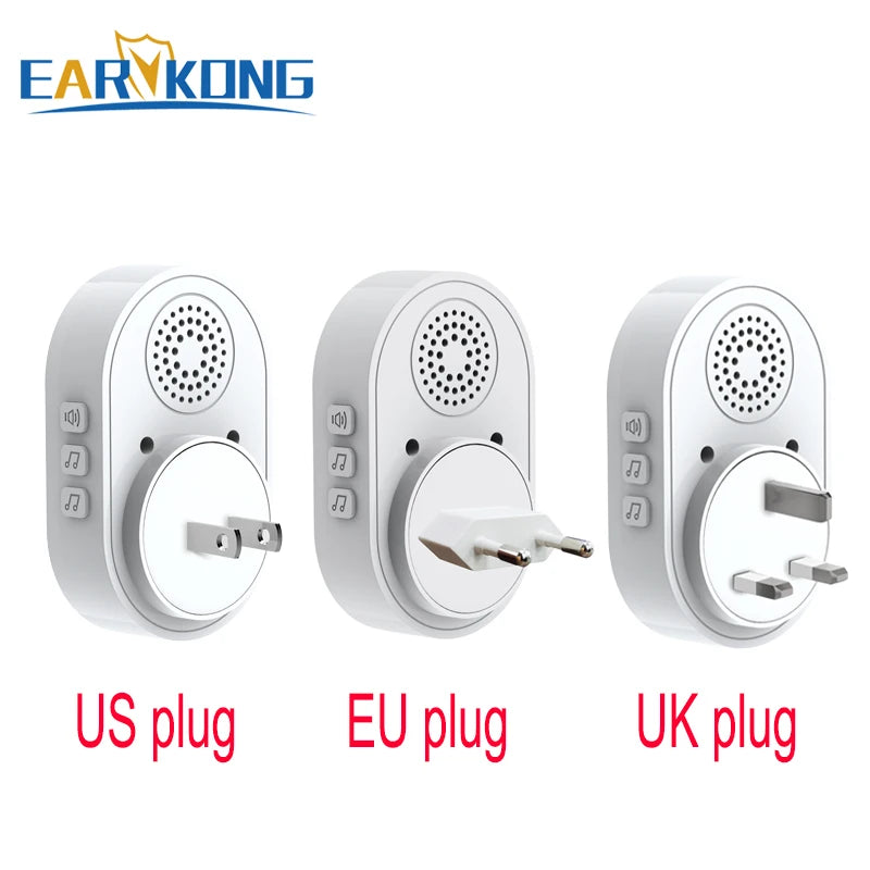 Intelligent Wireless Doorbell Home Welcome Doorbell Waterproof 300m Remote Smart Door Bell Chime